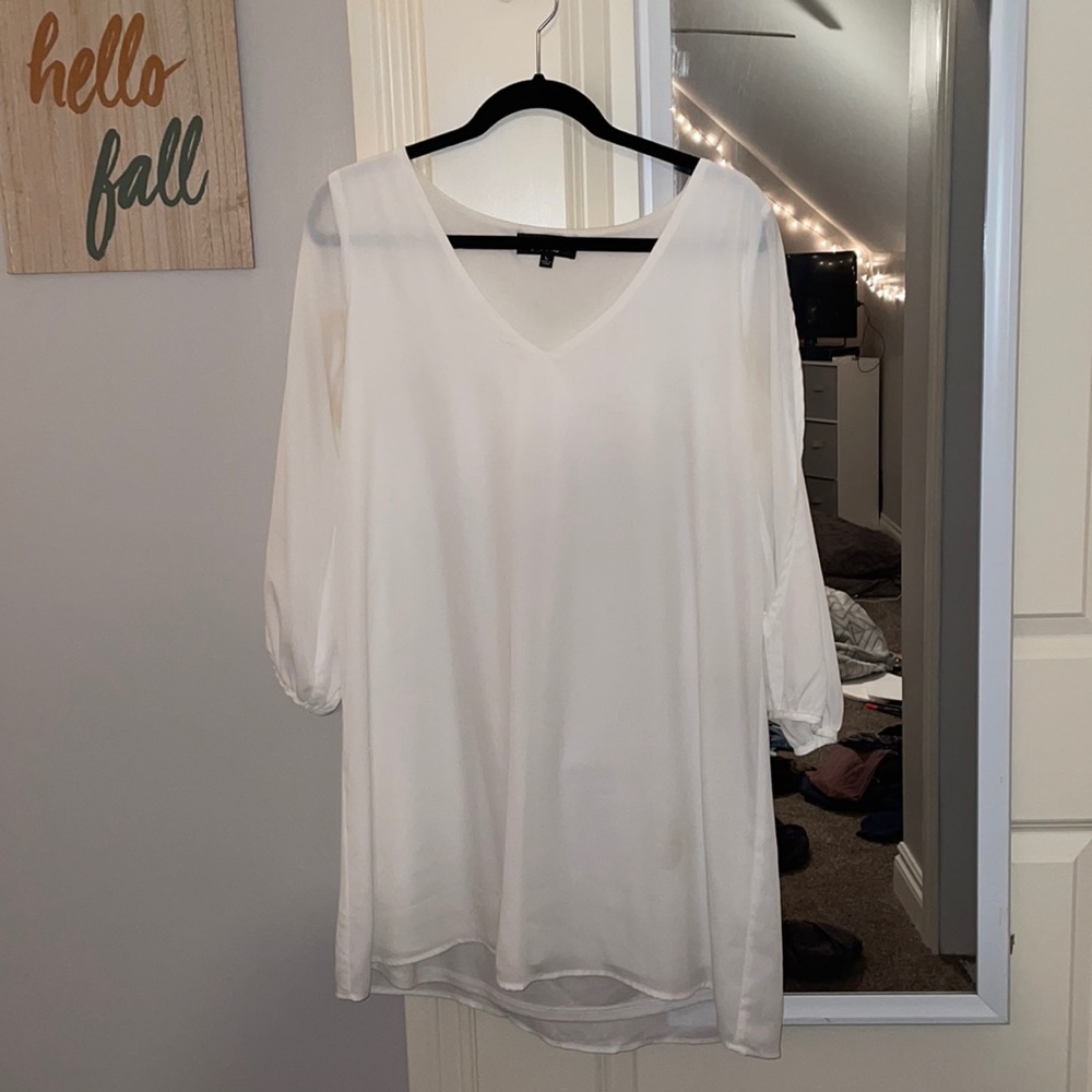 Lulus white dress